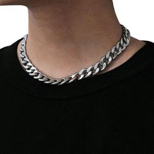 گردنبند زنانه کارتیر استیل نقره ای رنگ ثابت