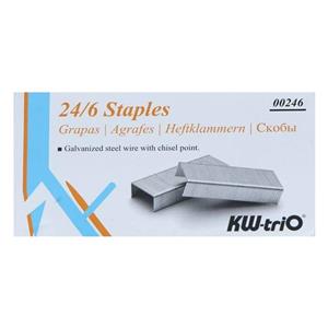 سوزن منگنه سایز 24/6 برند kw-trio  (1بسته)