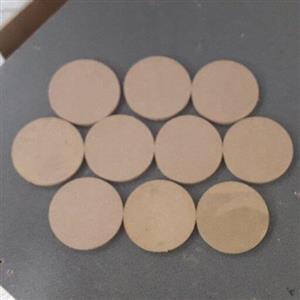 زیرلیوانی ده سانتی پک ده عددی ام دی اف خام