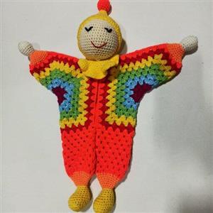 عروسک بافتنی عروسک دلقک عروسک قلاب بافی  عروسک کادویی