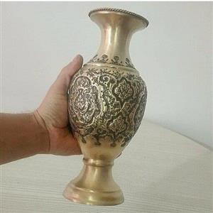 گلدان برنجی قدمت پهلوی