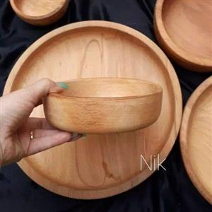 کاسه چوبی قطر 15 سانت