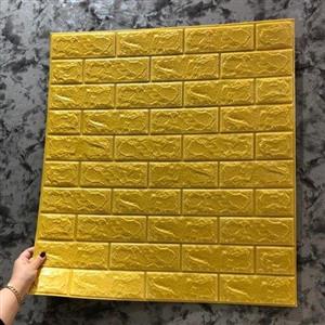 دیوارپوش فومی چسبدار  70×77 طرح آجر