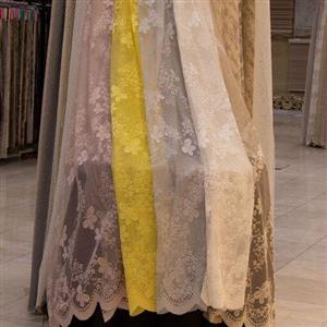 پارچه پرده ای تور ایرانی پروانه ای در طرح و رنگبندی متنوع