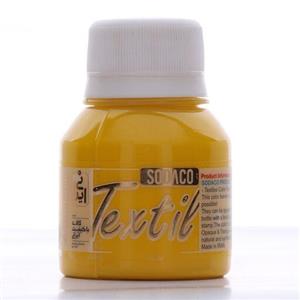 رنگ پارچه ترنسپرنت سوداکو 55 میل زرد کد textileYELLOW 2808