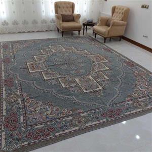 روفرشی 12 متری- مخمل زرکدار- وکیل بافت(زرین) یزد- طرح نیلوفر- کد 004- رنگ طوسی- زیر انداز- زیرانداز- زیرسفره‌‌ای