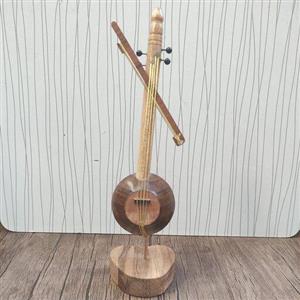 کمانچه مینیاتوری دکوری چوبی