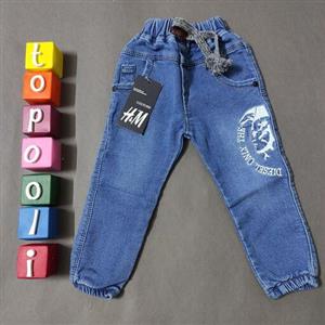 شلوار لی کمر کش گت دار طرح دیزل