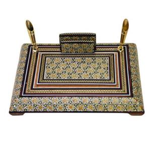 قلمدان خاتم کاری مدل رومیزی کد 19 