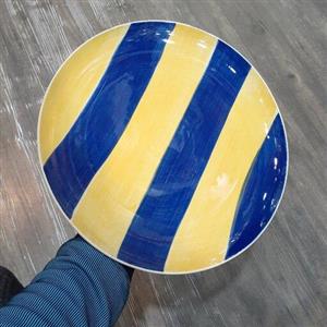 دیس چینی مناسب برنج یا کیک و میوه ساخته شده دست با کیفبت و مقاوم قطر 30 سانت