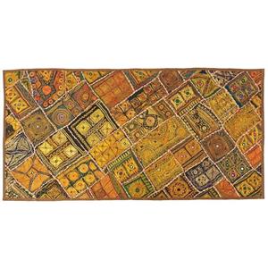 رومیزی مستطیل سوزن دوزی گلابتون کد ZARIMOSBO2