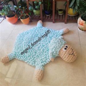 فرشینه کودک طرح ببعی با آلیزپافی ترک سایز 100 در100