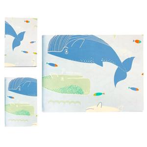 ست کاور لحاف لولی لایوینگ مدل Whale  دو نفره 3 تکه