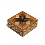 جعبه چوبی گره چینی ابعاد 15×15  محصولی از Silvawood
