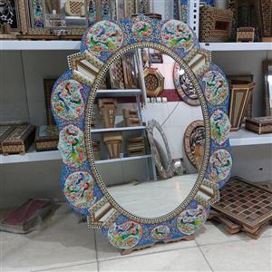 آیینه خاتم کاری گلمرغ 