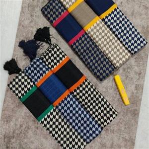 شال پاییزه طرح دار