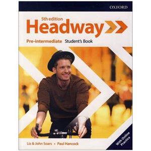 کتاب زبان هدوی Headway Pre-intermediate 5th Edition  به همراه کتاب کار