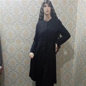 مانتو تنسل مشکی تک