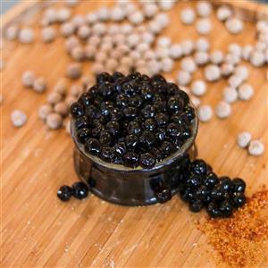 بابلتی شکلاتی به همراه لیوان و نی آیس پکی