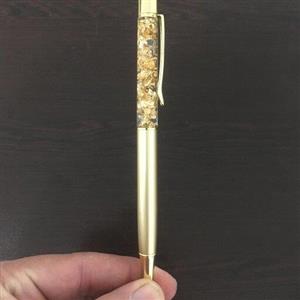 خودکار روکش طلا  بدنه مات با حک اسم و جعبه  با شناسنامه