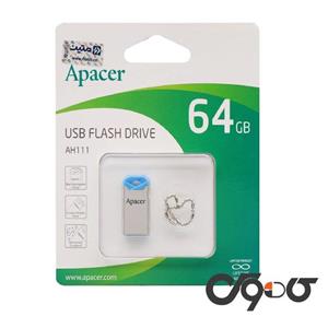 فلش مموری اپیسر مدل ah111 ظرفیت 64 گیگابایت با  متین پک تایوان فلش 64