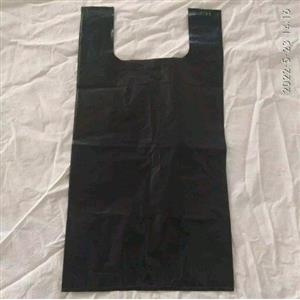 پلاستیک زباله دسته دار [55×45(سایز5 کیلویی)] بسته ی 1کیلویی