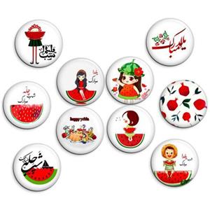 هدیه شب یلدا پیکسل سوزنی مدل شب یلدا 12 عددی