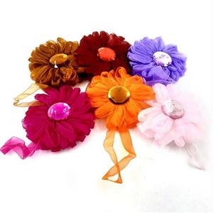 پرده جمع کن مگنتی مدل فلاور نگین دار