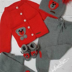 ست بافتنی بچگانه شیک