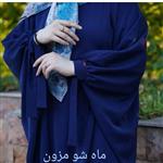 مانتو عبایی کرپ سوپر الیزه مدل آمینِ ماه شو مزون 