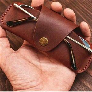 قاب عینک چرم دست دوز قابل سفارش در رنگ های مختلف