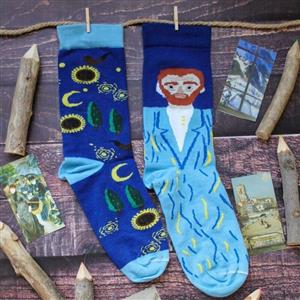 جوراب نیم ساق مدل مستر ونگوگ لنگه به لنگه