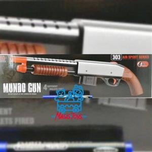 تفنگ شات گان داری تیر اسفنجی وژلی جنس خوب وارداتی مناسب برای گروه سنی 6سال به بالا