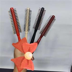 برس یا شانه چوبی گرد اصلی در چهار رنگ