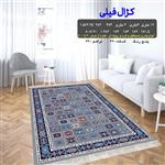 گلیم فرش ماشینی کاشان طرح کژال فیلی(1/5×1)