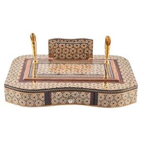 جاقلمی خاتم کاری مدل کشو دار سایز 20×30 