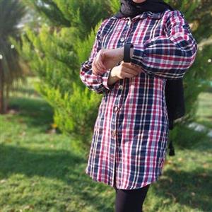 مانتو پشمی چهارخونه  سایز  مدیوم،لارج و ایکس لارج برند تک دوخت