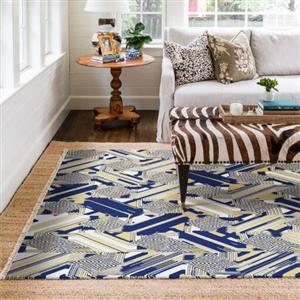 روفرشی کشدار (روکش فرش) شانل ضخیم  ضد آب و ضد لک سایز 12متری (قابل شستشو) کد 548