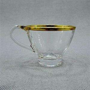 فنجان بلینک مکس  لب طلا مدل مکسی کد 64 بسته 6 عددی