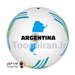 توپ فوتبال لاستیکی طرح آرژانتین قهرمان قطر 2022 سایز 4  