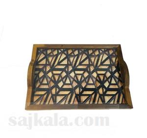 سینی چوبی ترمه مدل D-1