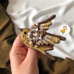 سنجاق سینه جواهردوزی پرستو