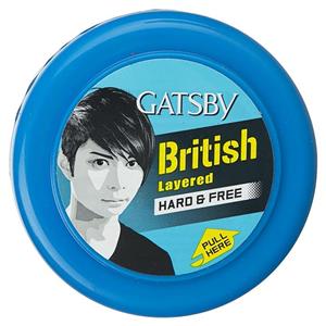 واکس مو گتسبی مدل British مقدار 75 گرم Gatsby Hair Wax 75ml 