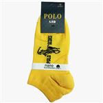 جوراب اسپرت طرح polo سپید دندان کد bp6.97