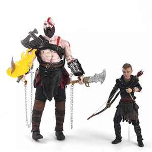 اکشن فیگور NECA GOD OF WAR KRATOS AND ATREUS ULTIMATE