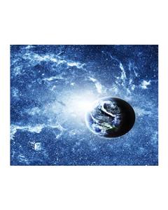 تابلو شاسی آکو طرح زمین و کهکشان f49 سایز 20x28 سانتی متر 