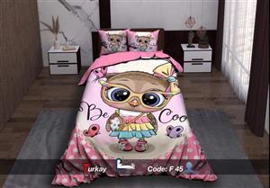 سرویس روتختی طرح جغد دختر بچه | یک نفره