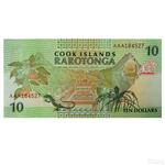 اسکناس زیبای ده دلار جزیره ی کوک (کوک آیلند)