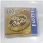 DVD -RW Maxell قابدار با یک ترک روی قاب