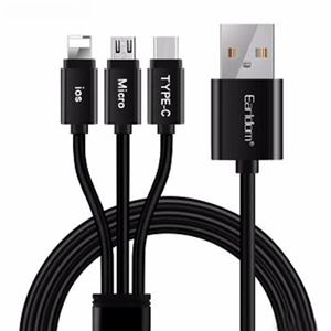 کابل شارژ سه سر ارلدام Earldom EC-iMC015 3-in-1